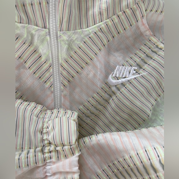 Nike light jacket oversized unique pattern and fabric weave women’s XL - Picture 4 of 11